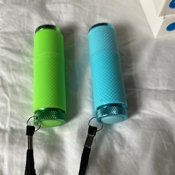 Other - Blue/green mini flashlights , great for in purse or car